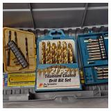 Tool Box with Drill Bits and Drivers