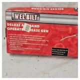 Wel-Built Deluxe Air/Hand Grease Gun, Like New in Box