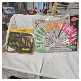 Sunex, as new Screwdriver Kit and Exacto Style Knife Set