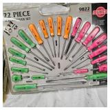 Sunex, as new Screwdriver Kit and Exacto Style Knife Set