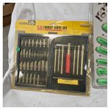 Sunex, as new Screwdriver Kit and Exacto Style Knife Set