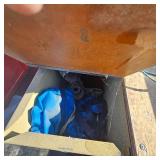 Red Lund Boat Boat with 25HP Mercury, Electric Start(needs solenoid) w/Trailer