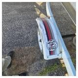 Red Lund Boat Boat with 25HP Mercury, Electric Start(needs solenoid) w/Trailer