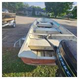 1976 Monarch Boat w/7.5hp Motor