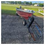 1976 Monarch Boat w/7.5hp Motor