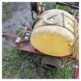 Pull Behind 25 Gallon Sprayer, Works