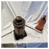 40 Ton Bottle Jack-Works and Hydraulic Jack, Needs Work