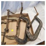 5 Big C-Clamps