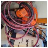 BNSF Work Light, Drill Bits, Pump Sprayer and Air Hose