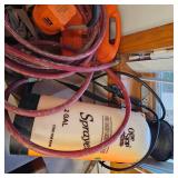 BNSF Work Light, Drill Bits, Pump Sprayer and Air Hose