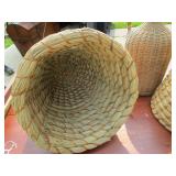 Large Bee Skep Basket Covers, Wicker Wrapped Bottle
