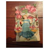 Antique Valentines, German, Motion, Folding