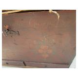 Antique Immigrant Trunk 1845