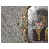 Antique Last Supper, Painted Metal Frame