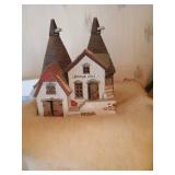 (7) Dickens Village Series Christmas Village Buildings - All Have Boxes!