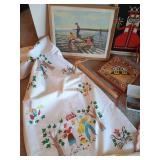 Norwegian Lot - Art, Doilies, Plates, Etc