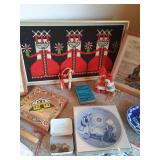 Norwegian Lot - Art, Doilies, Plates, Etc