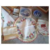 Norwegian Lot - Art, Doilies, Plates, Etc