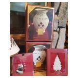 Lenox Candle Holders, Blownglass, Etc