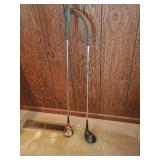 Two Golf Club Canes