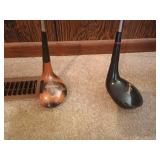 Two Golf Club Canes