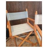 Three "Director" Folding Canvas Chairs