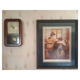 Bulova Wall Clock & Picture