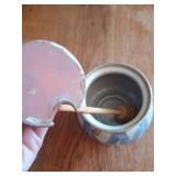 Pottery: Honey Pot & Soup Bowl w/Lid