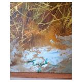 Beautiful Giant Seaside Oil Painting "Engel"