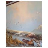 Beautiful Giant Seaside Oil Painting "Engel"