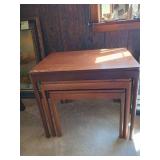 Nesting Wood End Tables