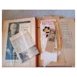 Scrapbook from the 1950- 60s, Including JFK Assassination