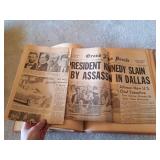 Scrapbook from the 1950- 60s, Including JFK Assassination