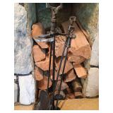 Fireplace Stoker Set w/ Vintage Warmer