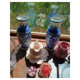 Milk Glass Vases & Other Misc Vases