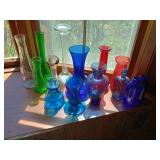 Pretty Colored Vases & Bottles