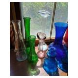 Pretty Colored Vases & Bottles