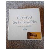 Sterling Silver Gorham 1971 Snowflake w/ Box