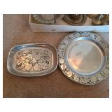 Pewter, Stainless Steel & Hammered Aluminum