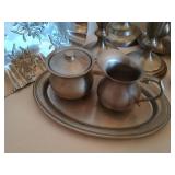 Pewter, Stainless Steel & Hammered Aluminum