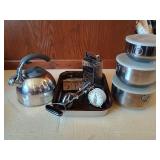 Nesting Mixing Bowls w/ Lids; Kettle, Etc