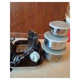 Nesting Mixing Bowls w/ Lids; Kettle, Etc