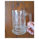 Vintage Clipper Ship Beer Steins w/ Decanter