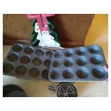 Jello Molds, Muffin Tins, Sifter, Angel Food Pan, Etc