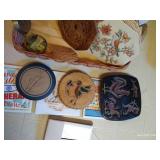 Lot of Shelf Liners, Coasters & Trivets