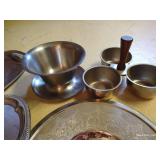 Silver Plate Serving Dishes & Irvinware Platter