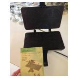 Villa Ware Krumkake Iron & Manuel