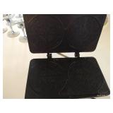 Villa Ware Krumkake Iron & Manuel