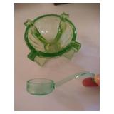 Two Small Uranium Glass Pieces