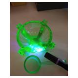 Two Small Uranium Glass Pieces